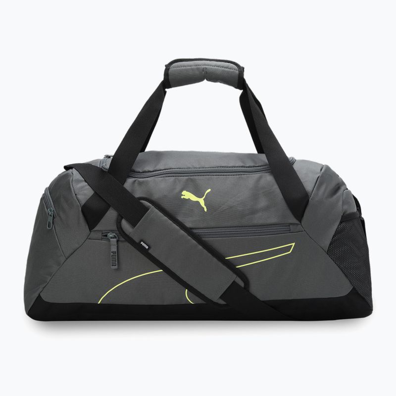 Športová taška PUMA Fundamentals Sports mineral gray/lime sheen 2