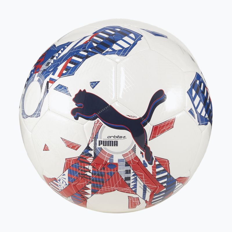 Futbalová lopta PUMA Orbit 6 FanwearCapsule MS puma white/puma team royal/puma red veľkosť 4 4