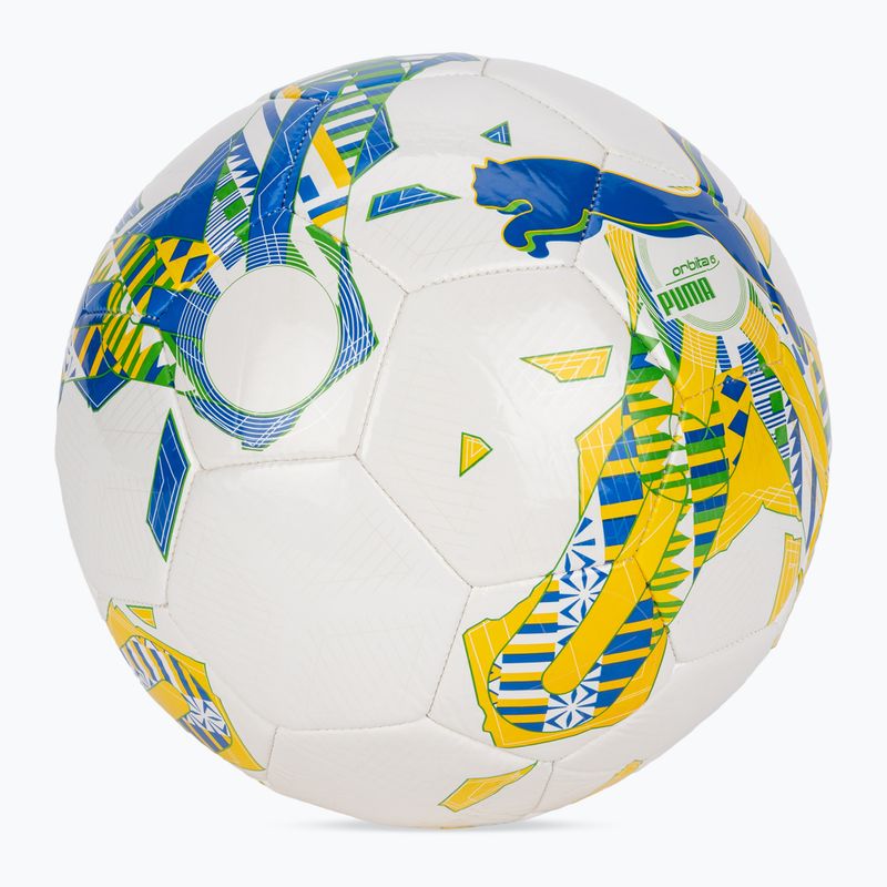 Futbalová lopta PUMA Orbita 6 FanwearCapsule MS puma white/pele yellow/puma green veľkosť 4 2