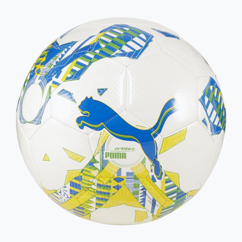 Futbalová lopta PUMA Orbita 6 FanwearCapsule MS puma white/pele yellow/puma green veľkosť 5 4