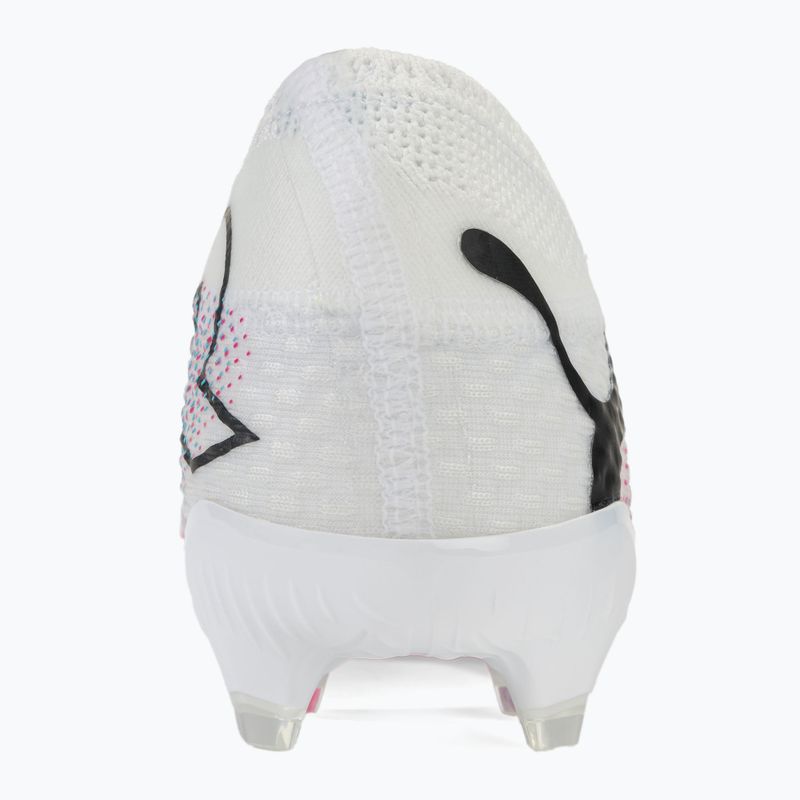 Futbalová obuv PUMA Future 7 Ultimate Low FG/AG white/black/poison pink/bright aqua/silver mist 6
