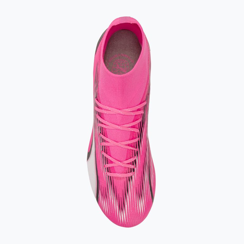 Kopačky PUMA Ultra Pro FG/AG jedovatá ružová/puma biela/puma čierna 5