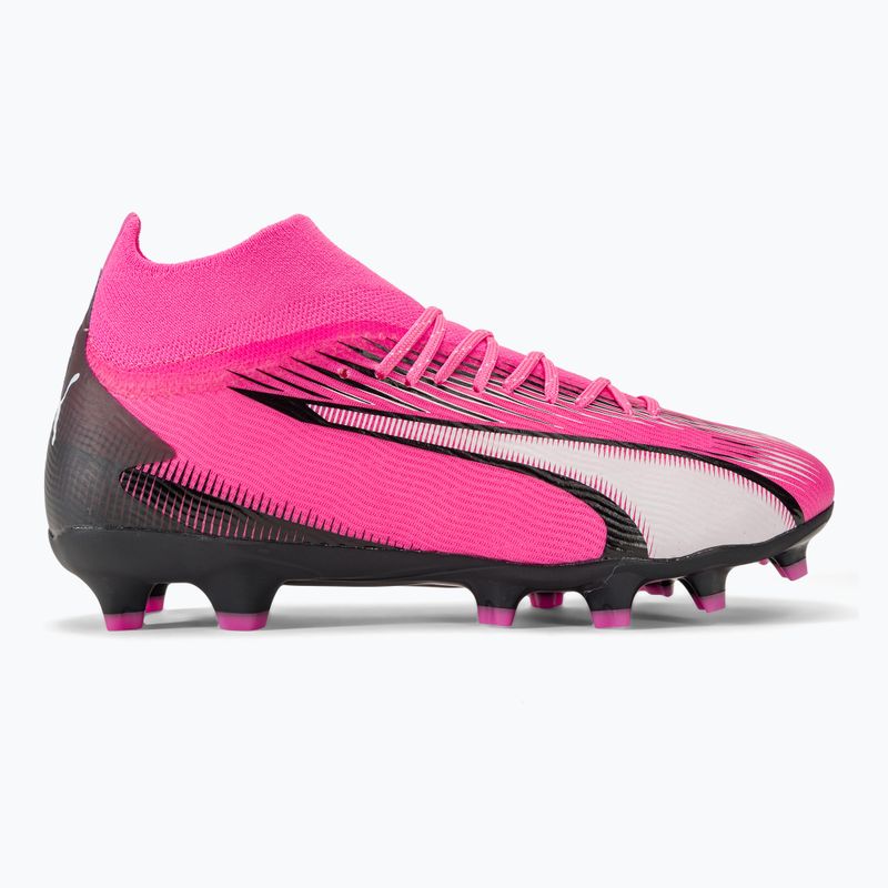 Detské kopačky PUMA Ultra Pro FG/AG Jr jedovatá ružová/puma biela/puma čierna 2