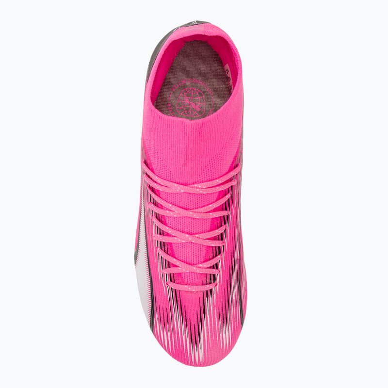 Detské kopačky PUMA Ultra Pro FG/AG Jr jedovatá ružová/puma biela/puma čierna 5