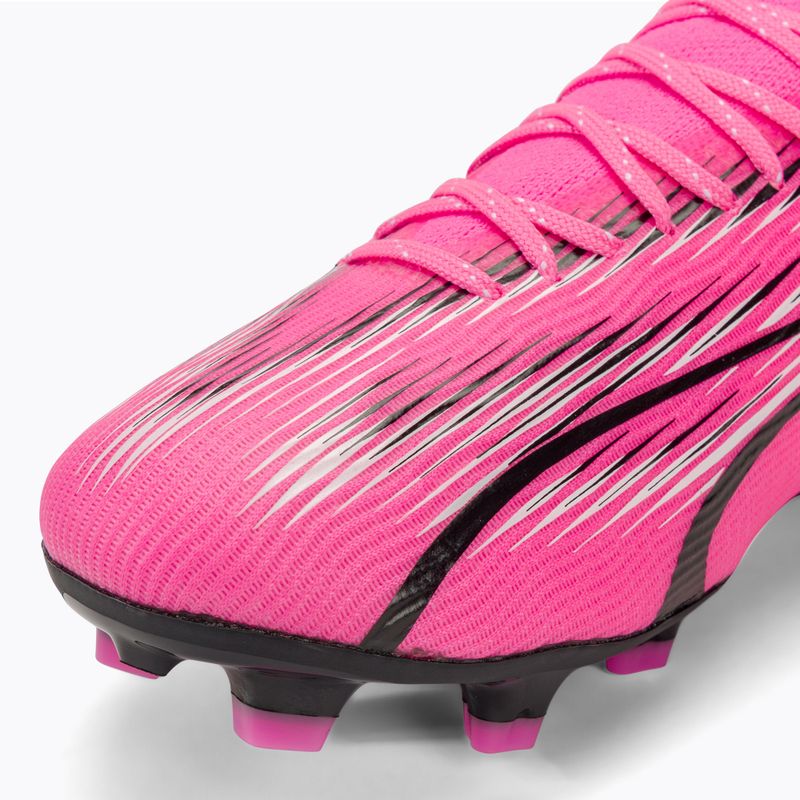 Detské kopačky PUMA Ultra Pro FG/AG Jr jedovatá ružová/puma biela/puma čierna 7