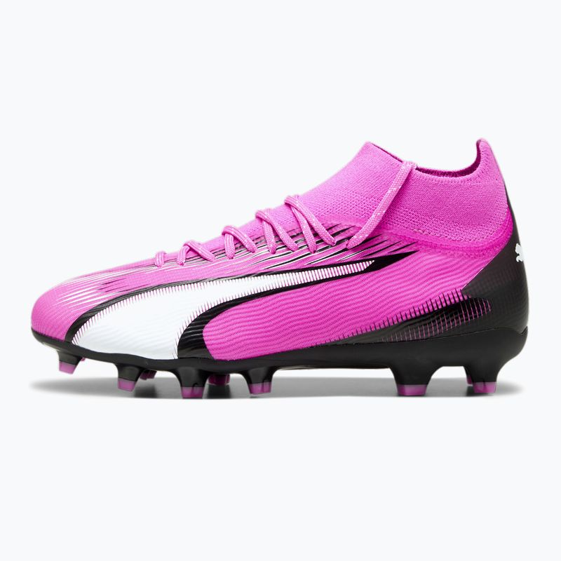 Detské kopačky PUMA Ultra Pro FG/AG Jr jedovatá ružová/puma biela/puma čierna 8
