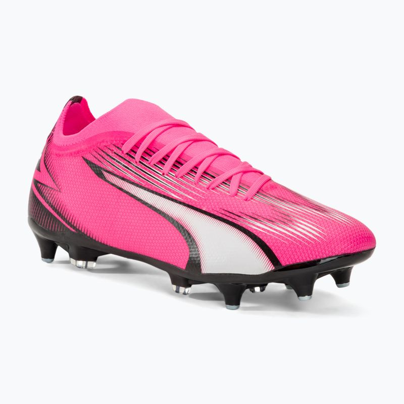 Kopačky PUMA Ultra Match MxSG jedovatá ružová/puma biela/puma čierna