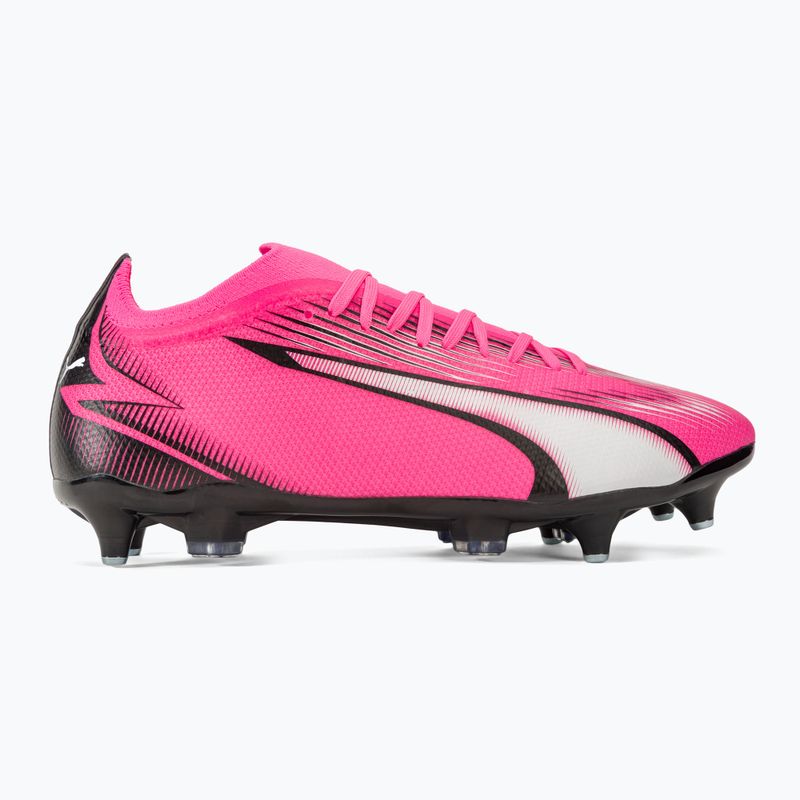 Kopačky PUMA Ultra Match MxSG jedovatá ružová/puma biela/puma čierna 2