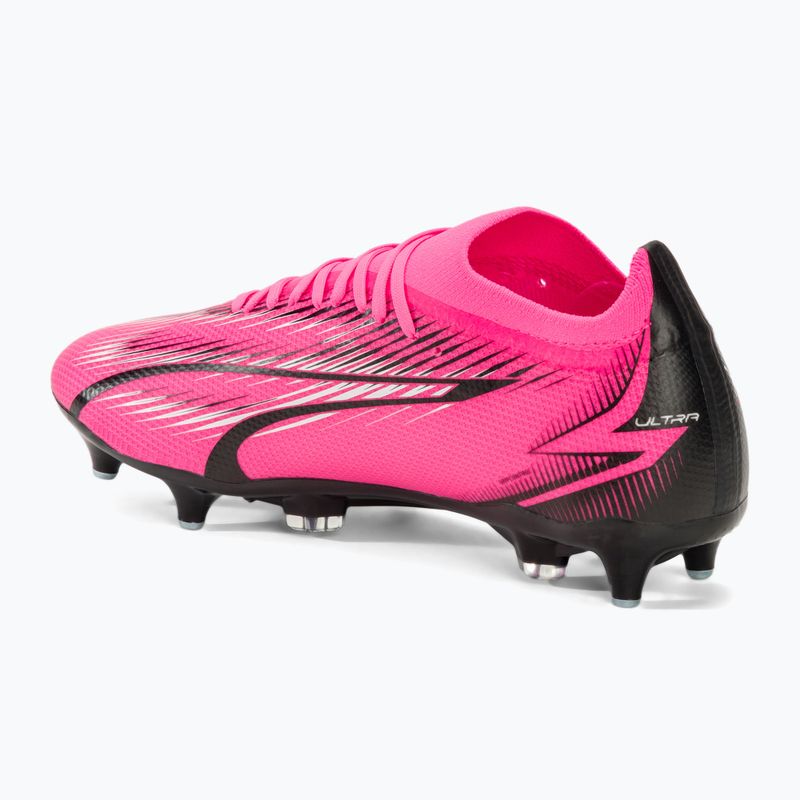 Kopačky PUMA Ultra Match MxSG jedovatá ružová/puma biela/puma čierna 3