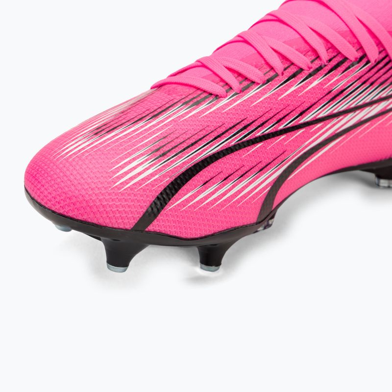 Kopačky PUMA Ultra Match MxSG jedovatá ružová/puma biela/puma čierna 7