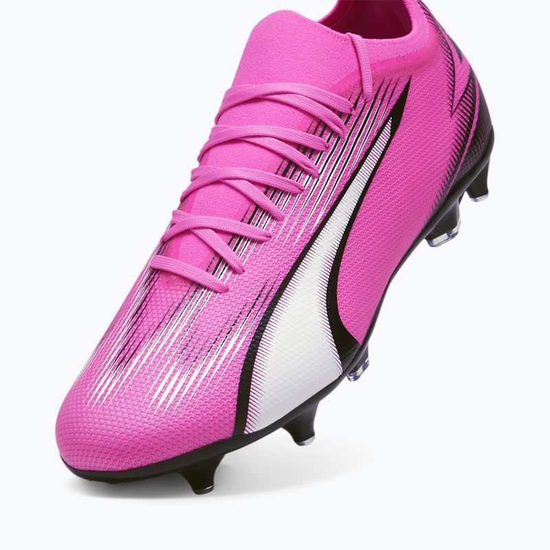 Kopačky PUMA Ultra Match MxSG jedovatá ružová/puma biela/puma čierna 12
