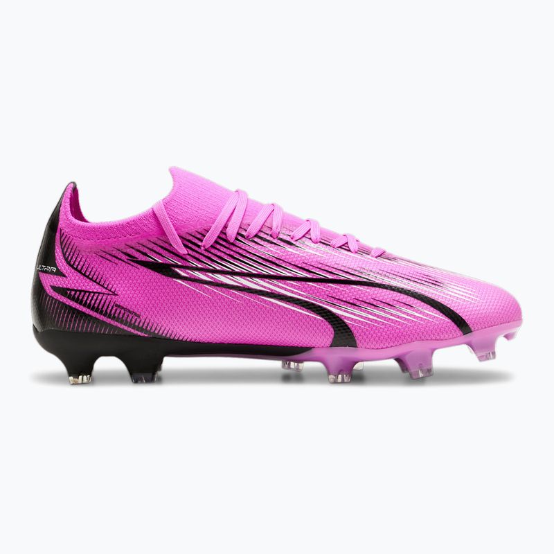 Kopačky PUMA Ultra Match FG/AG jedovatá ružová/puma biela/puma čierna 9
