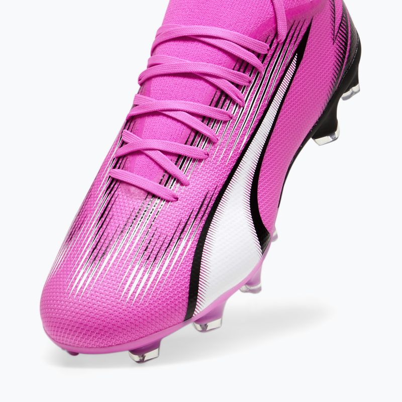 Kopačky PUMA Ultra Match FG/AG jedovatá ružová/puma biela/puma čierna 12