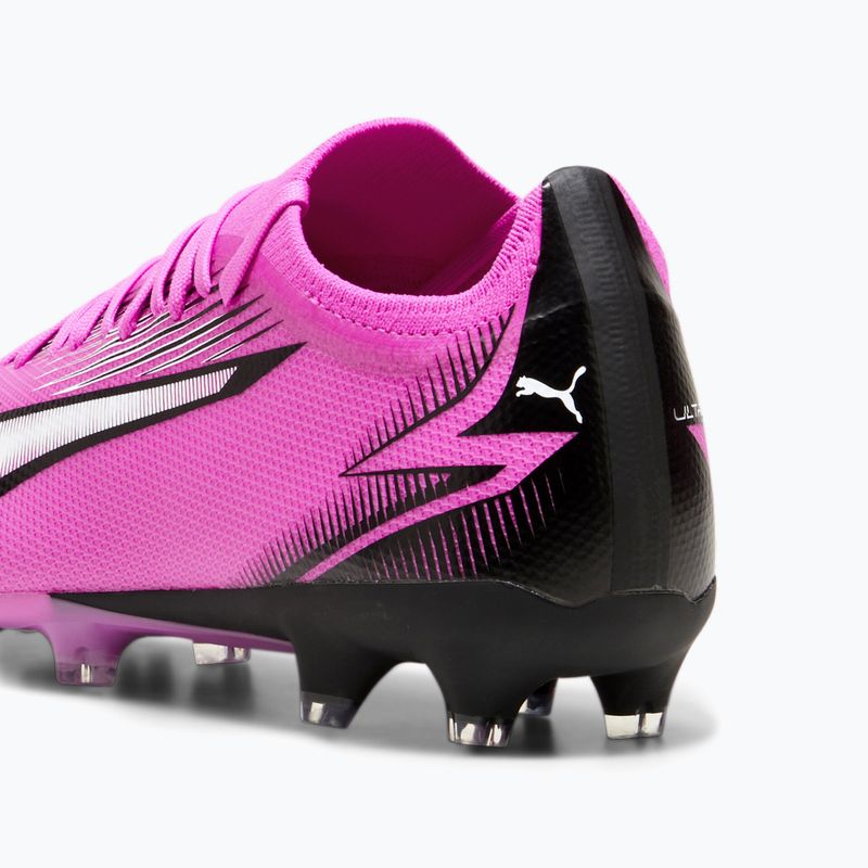 Kopačky PUMA Ultra Match FG/AG jedovatá ružová/puma biela/puma čierna 13