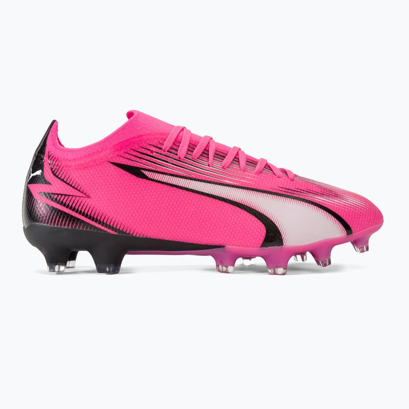 Kopačky PUMA Ultra Match FG/AG jedovatá ružová/puma biela/puma čierna 2