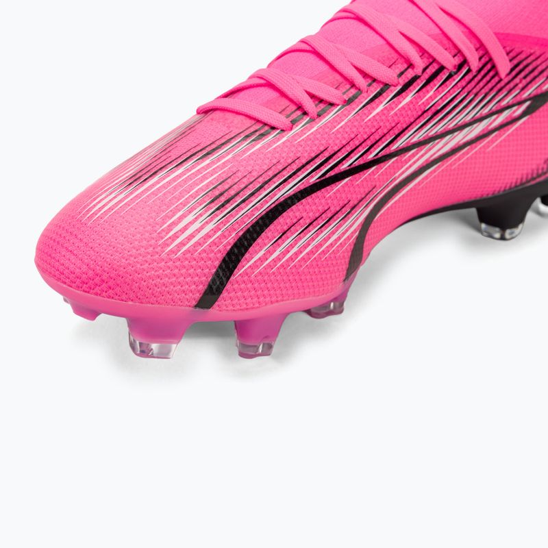 Kopačky PUMA Ultra Match FG/AG jedovatá ružová/puma biela/puma čierna 7
