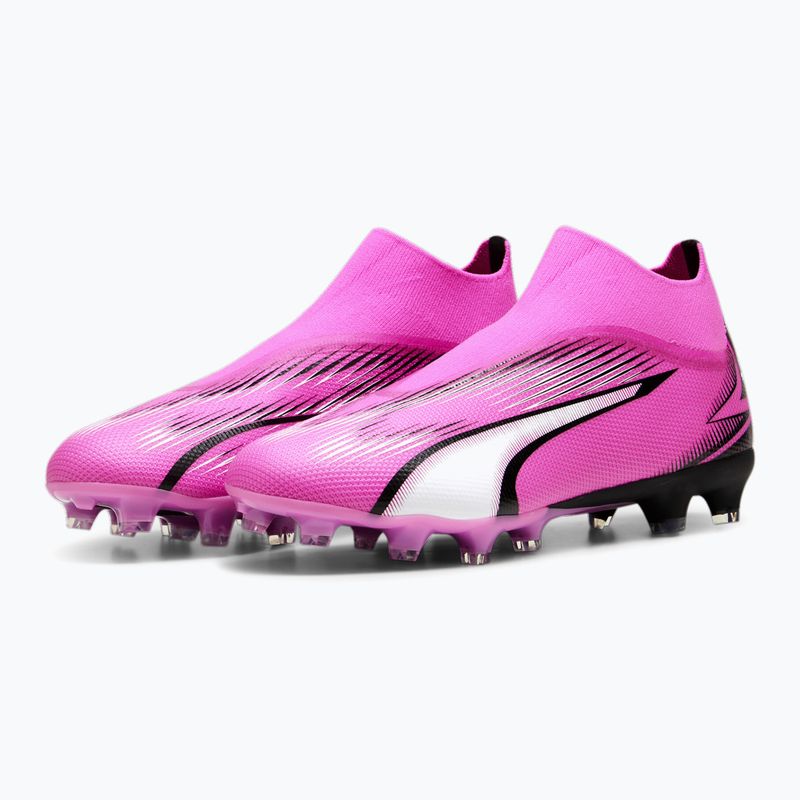 Kopačky PUMA Ultra Match + LL FG/AG poison pink/puma white/puma black 10
