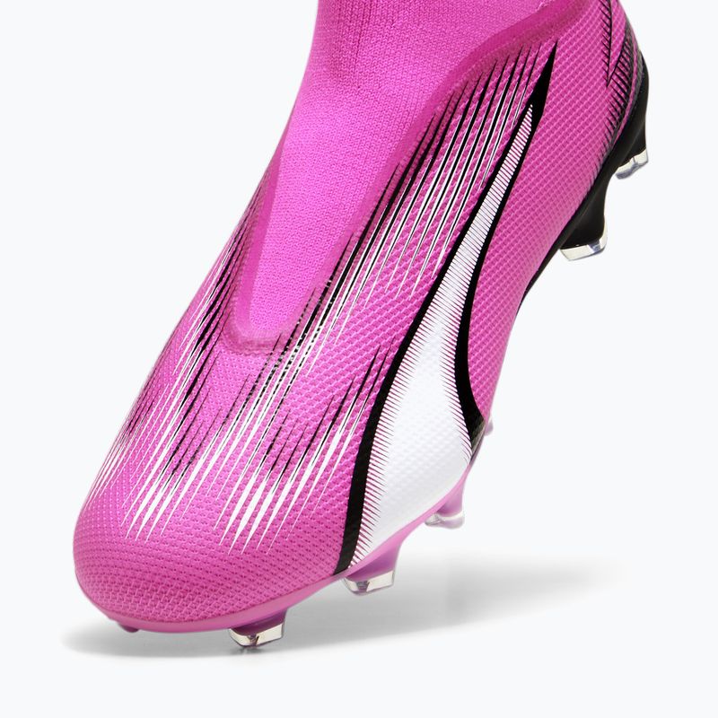Kopačky PUMA Ultra Match + LL FG/AG poison pink/puma white/puma black 12