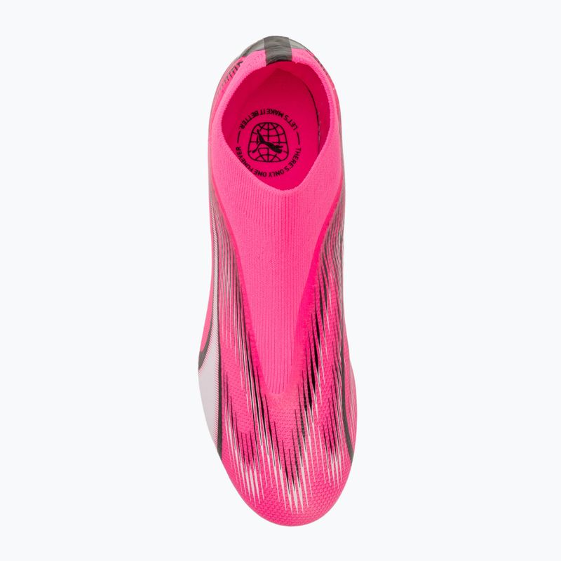Kopačky PUMA Ultra Match + LL FG/AG poison pink/puma white/puma black 5