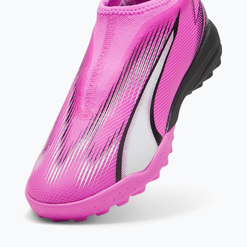 Detské kopačky PUMA Ultra Match LL TT + Mid Jr poison pink/puma white/puma black 12