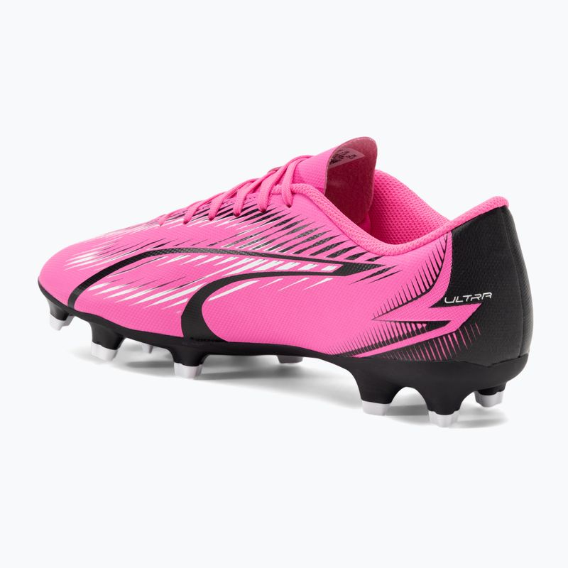 Futbalové kopačky PUMA Ultra Play FG/AG poison pink/puma white/puma black 3