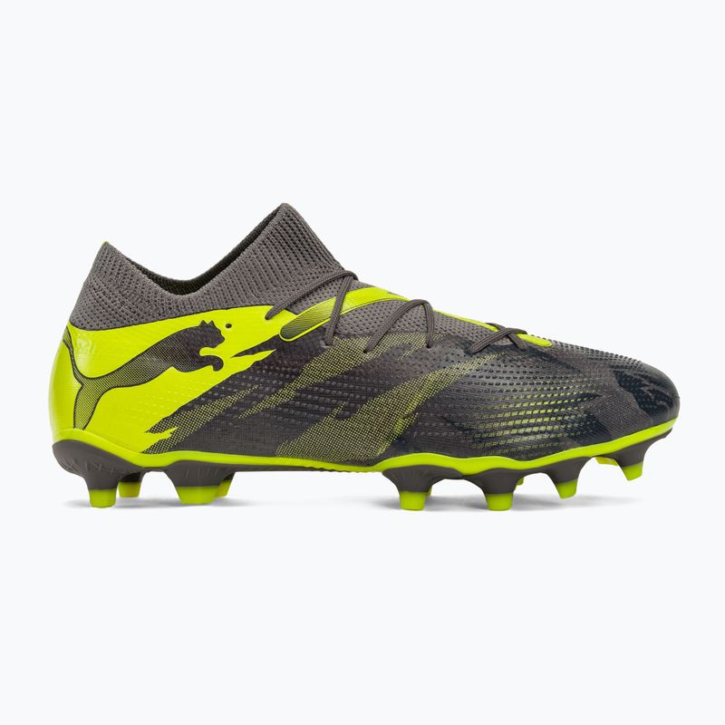 Futbalová obuv PUMA Future 7 Match Rush FG/AG strong gray/cool dark gray/electric lime 2