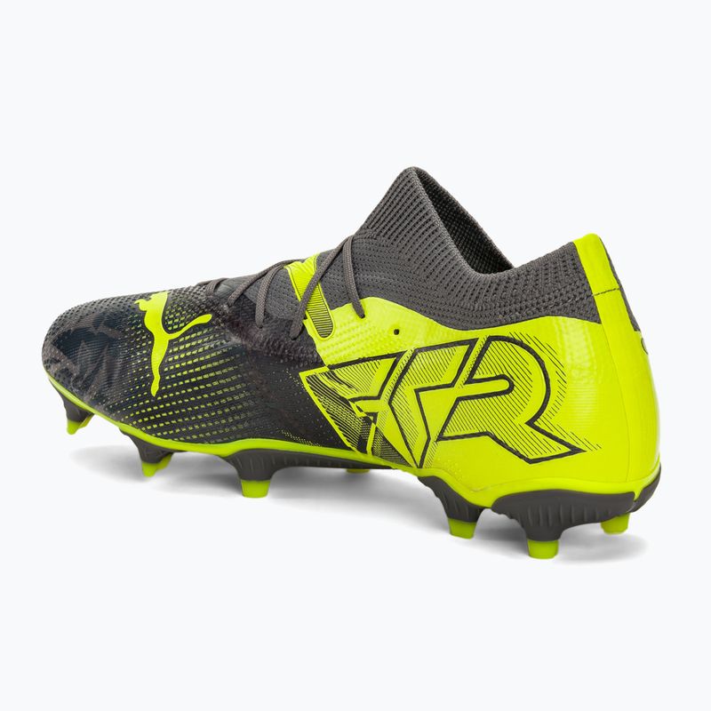 Futbalová obuv PUMA Future 7 Match Rush FG/AG strong gray/cool dark gray/electric lime 3