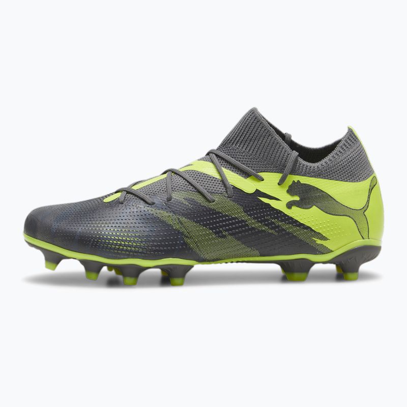 Futbalová obuv PUMA Future 7 Match Rush FG/AG strong gray/cool dark gray/electric lime 8