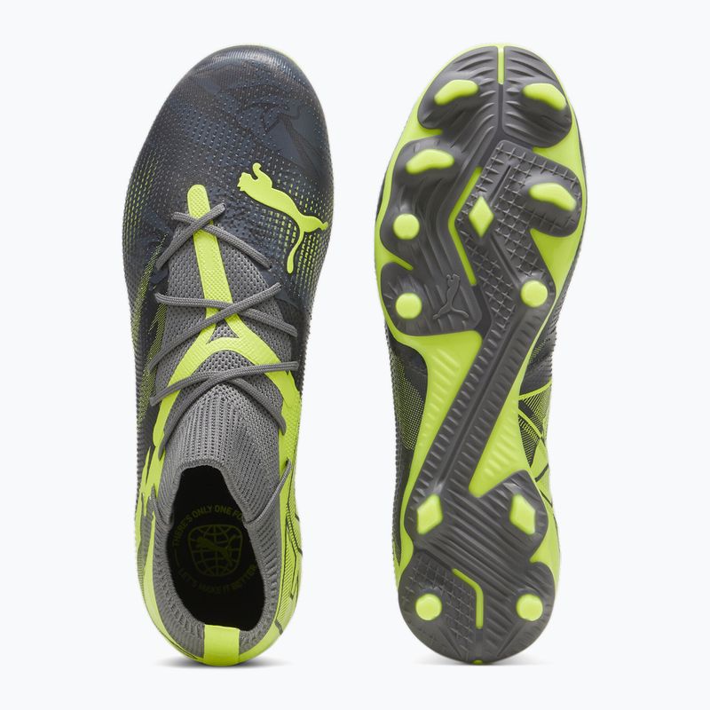 Futbalová obuv PUMA Future 7 Match Rush FG/AG strong gray/cool dark gray/electric lime 11