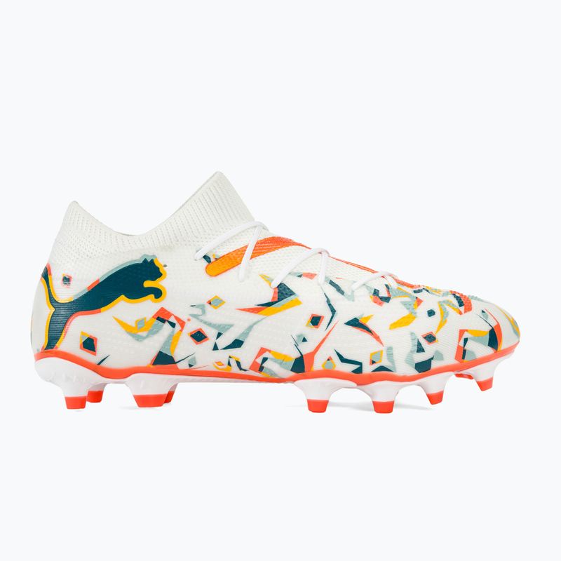 Futbalová obuv PUMA Future 7 Match Creativity FG/AG white/oceantropic/turquoisesurf/hotheat/sunstream 2