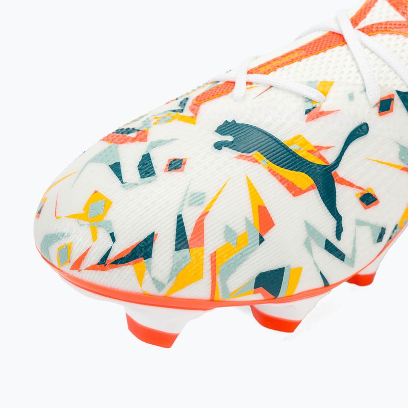 Futbalová obuv PUMA Future 7 Match Creativity FG/AG white/oceantropic/turquoisesurf/hotheat/sunstream 7