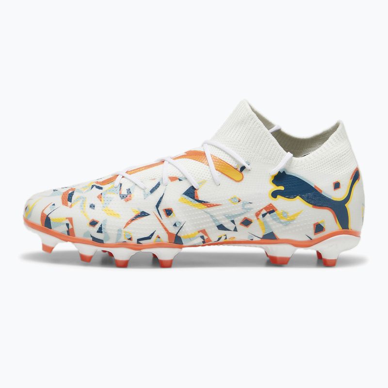 Futbalová obuv PUMA Future 7 Match Creativity FG/AG white/oceantropic/turquoisesurf/hotheat/sunstream 8