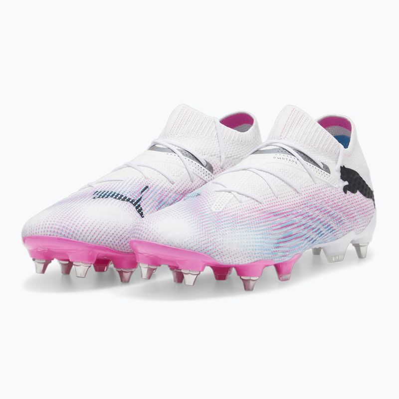 Futbalová obuv PUMA Future 7 Ultimate Rush FG/AG strong gray/cool dark gray/electric lime 10
