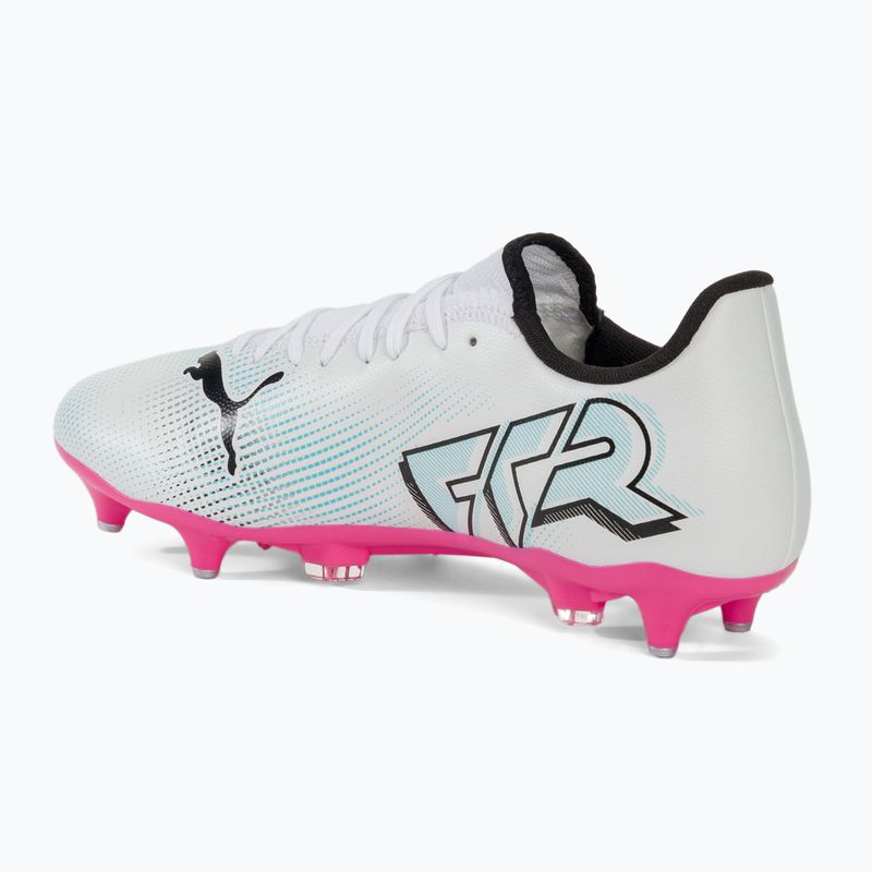 Futbalová obuv PUMA Future 7 Play MxSG puma white/puma black/poison pink 3