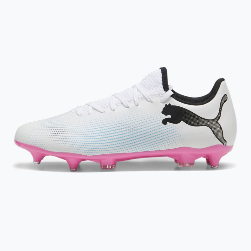 Futbalová obuv PUMA Future 7 Play MxSG puma white/puma black/poison pink 8