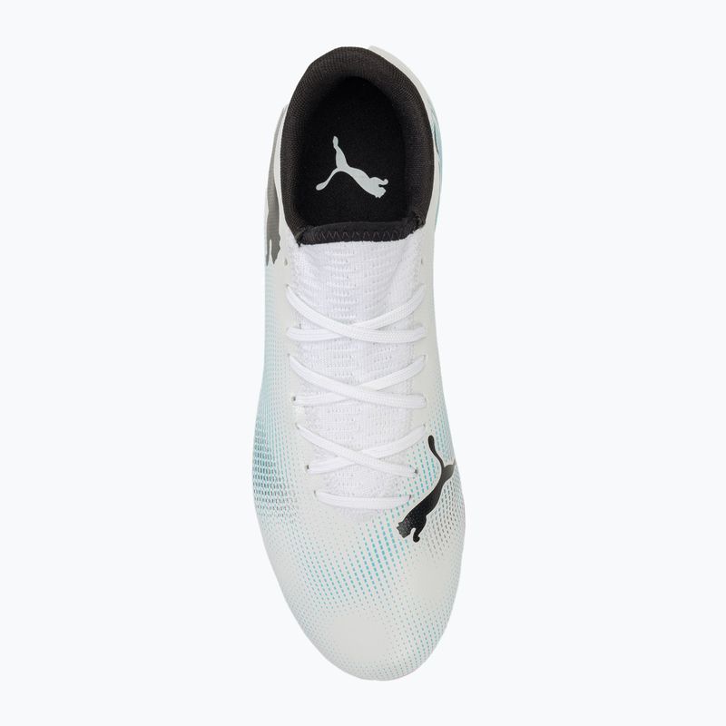 Futbalová obuv PUMA Future 7 Play FG/AG puma white/puma black/poison pink 5