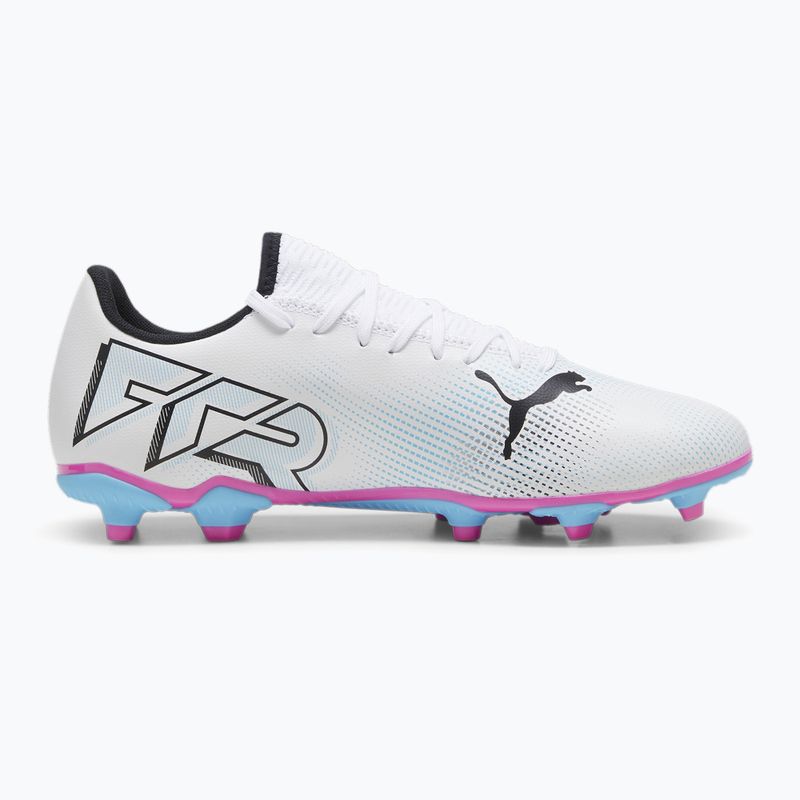 Futbalová obuv PUMA Future 7 Play FG/AG puma white/puma black/poison pink 9