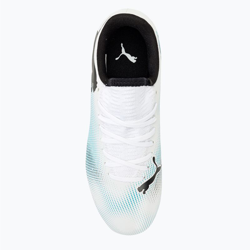 Detská futbalová obuv PUMA Future 7 Play FG/AG puma white/puma black/poison pink 5