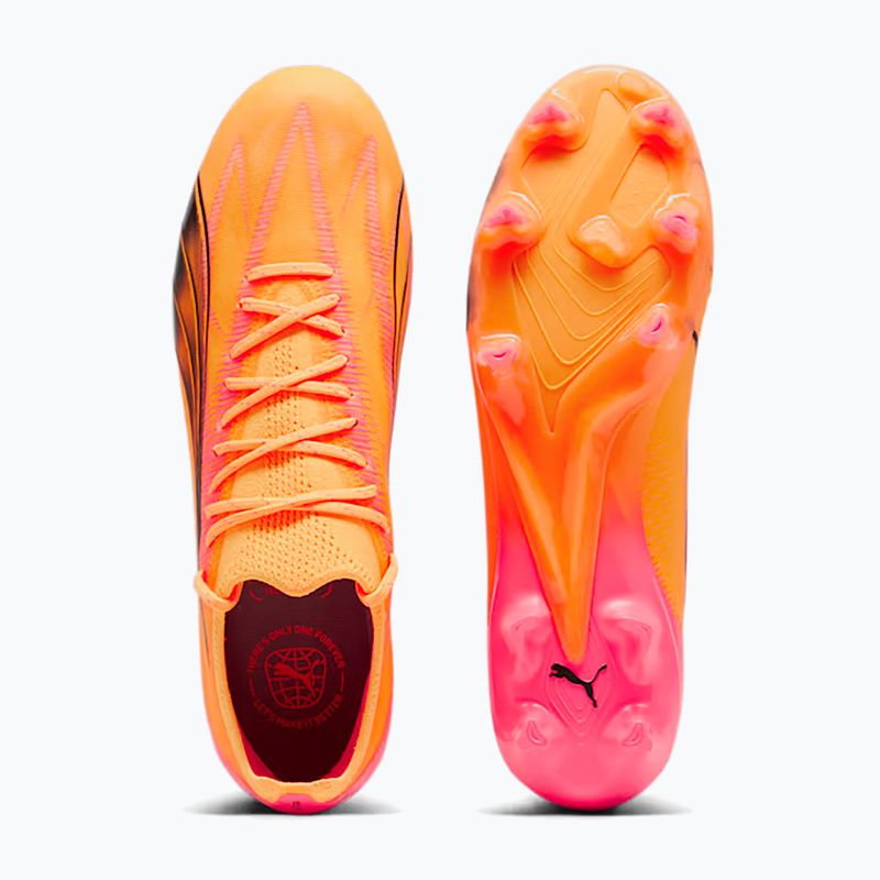 Futbalové kopačky PUMA Ultra Ultimate FG/AG sunset glow/puma black/sun stream 11