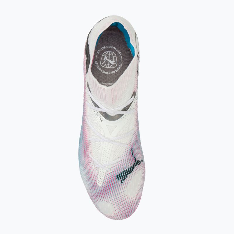 Futbalová obuv PUMA Future 7 Ultimate MxSG puma white/puma black/poison pink 5