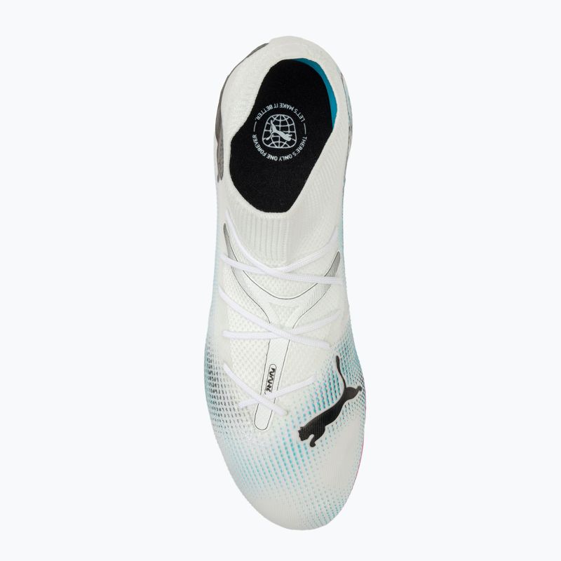 Futbalová obuv PUMA Future 7 Match MxSG puma white/puma black/poison pink 5