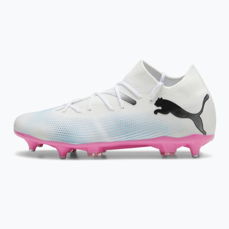 Futbalová obuv PUMA Future 7 Match MxSG puma white/puma black/poison pink 8