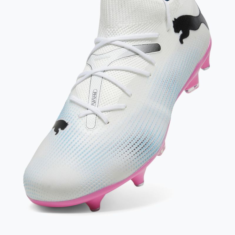 Futbalová obuv PUMA Future 7 Match MxSG puma white/puma black/poison pink 12