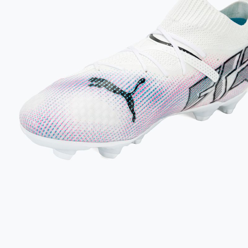 Detská futbalová obuv PUMA Future 7 Pro FG/AG Jr puma white/puma black/poison pink 7