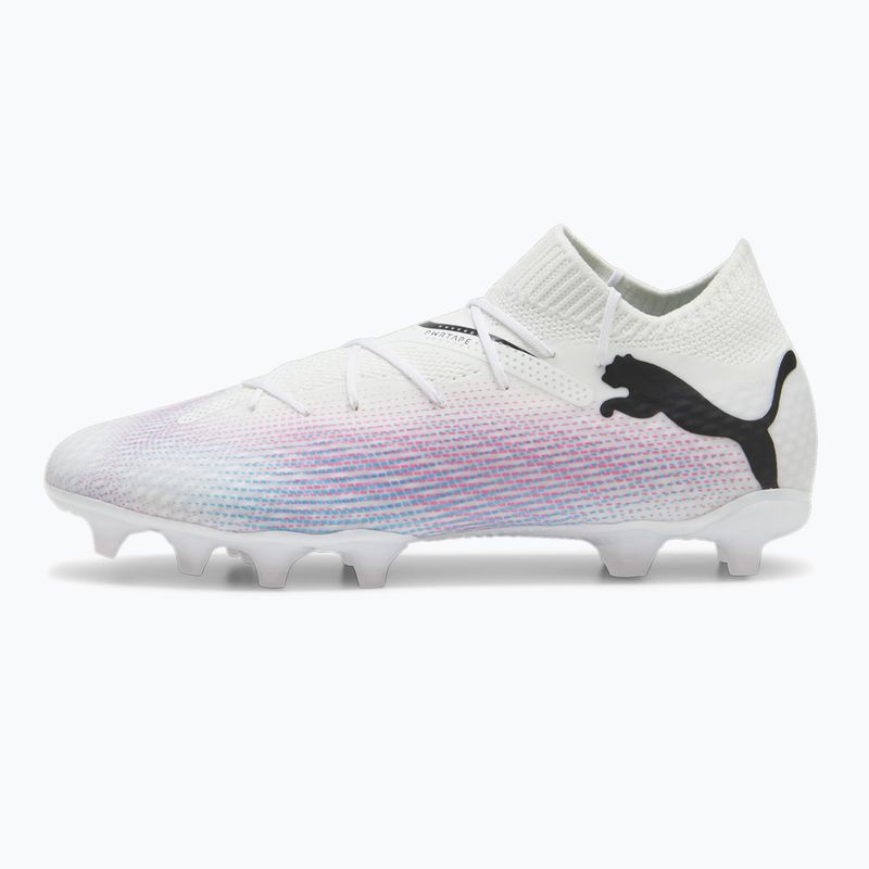 Detská futbalová obuv PUMA Future 7 Pro FG/AG Jr puma white/puma black/poison pink 8