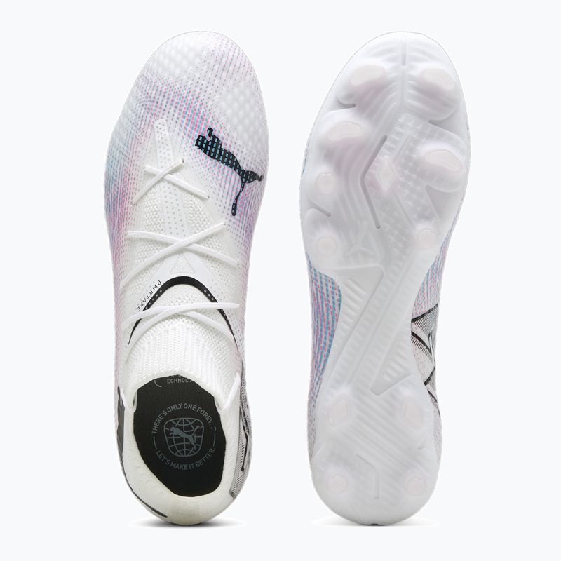 Detská futbalová obuv PUMA Future 7 Pro FG/AG Jr puma white/puma black/poison pink 11