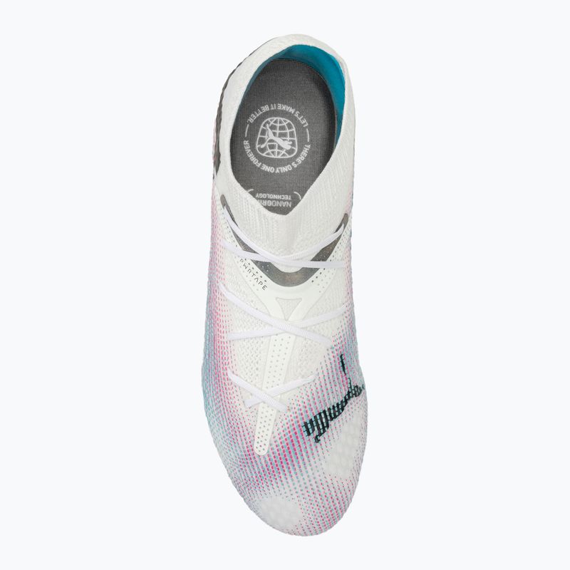 Futbalová obuv PUMA Future 7 Pro+ FG/AG puma white/puma black/poison pink 5