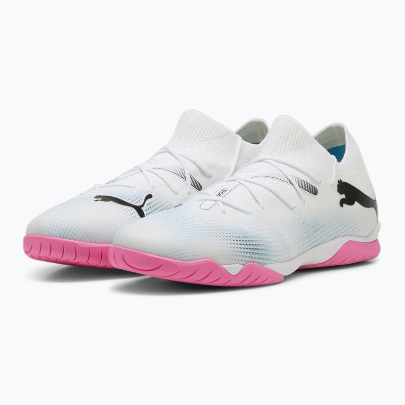 Futbalová obuv PUMA Future 7 Match IT puma white/puma black/poison pink 10