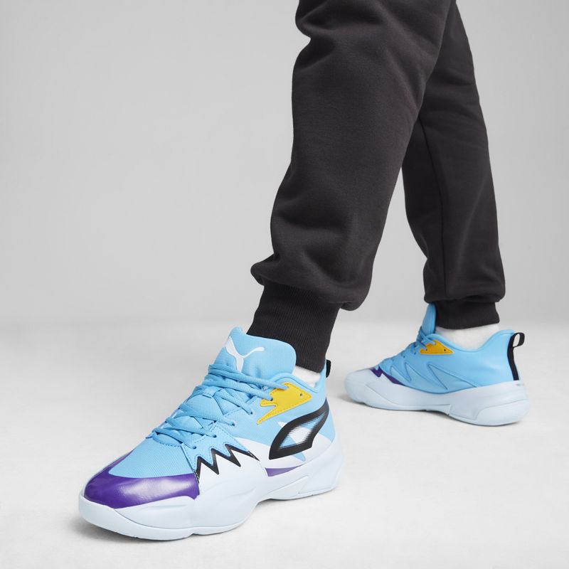 Pánska basketbalová obuv PUMA Genetics luminous blue/icy blue 4