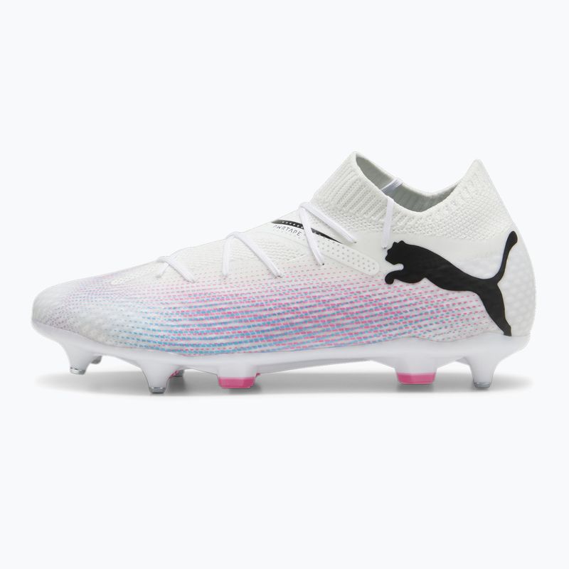 Futbalová obuv PUMA Future 7 Pro MxSG puma white/puma black/poison pink 8
